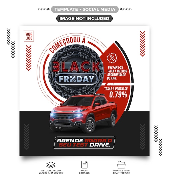 PSD social media feed black friday for vehicle sales