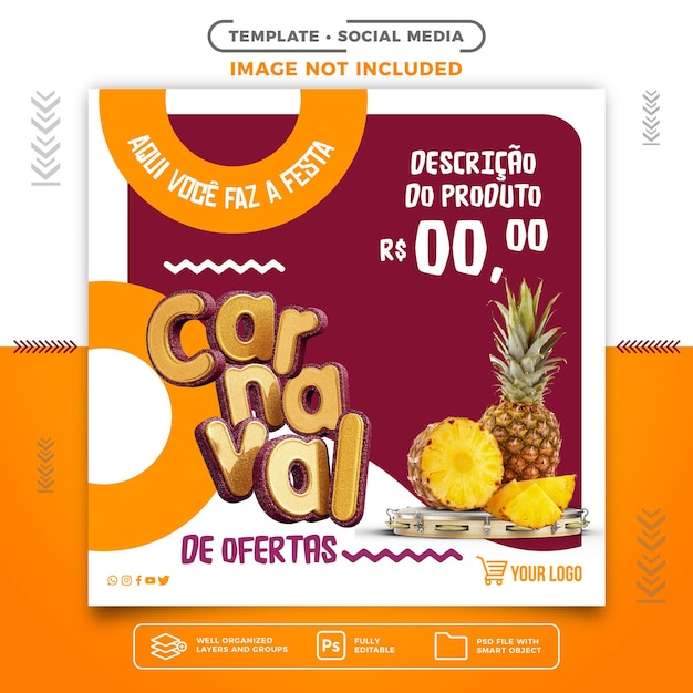 social media feed instagram carnival of offers here you make the party