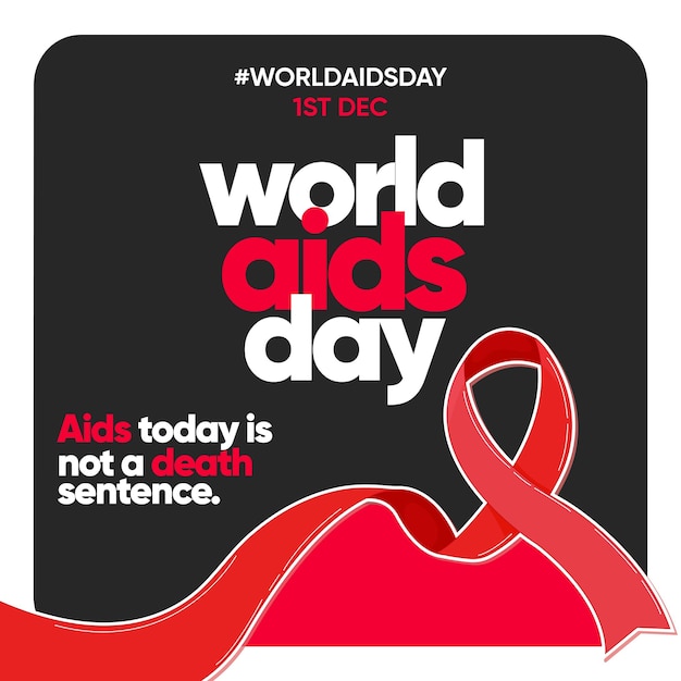 Social media feed World aids day December 1st