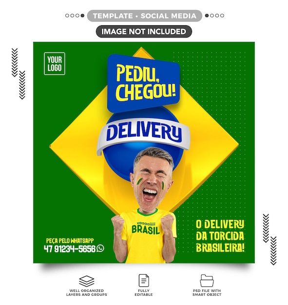 Social media feed world cup pizza promotion