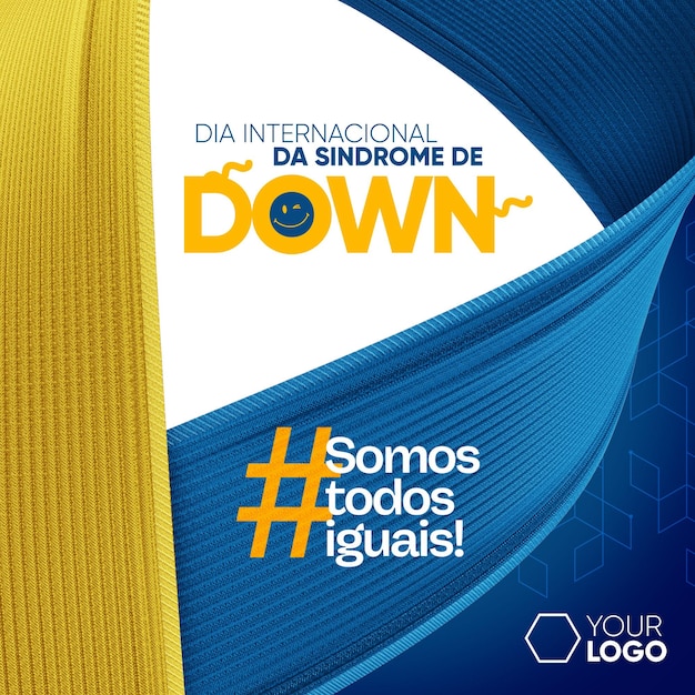 social media feed world down syndrome day campaign we are all equal!
