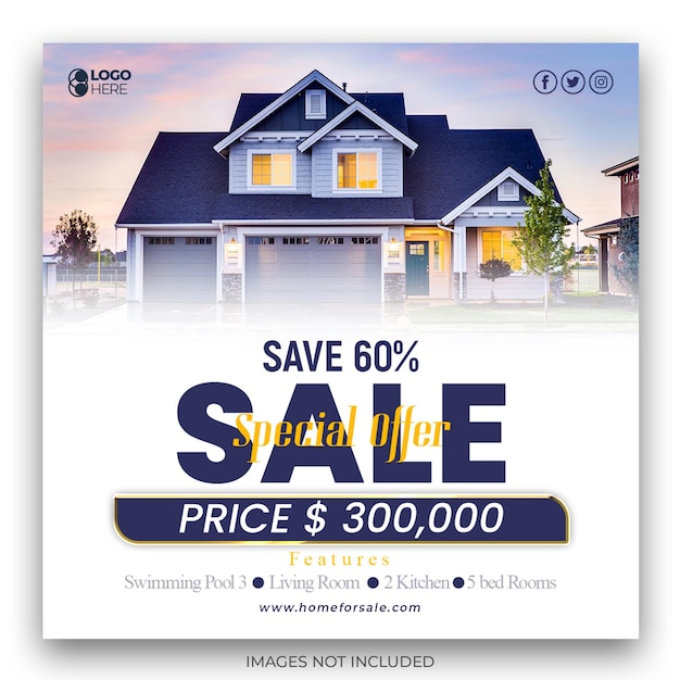 Social media house sale