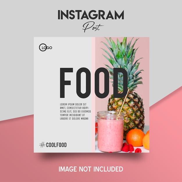 PSD Пост в instagram