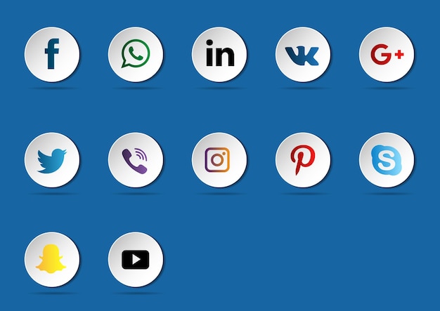 social media logo collection