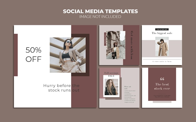 social media marketing post templates