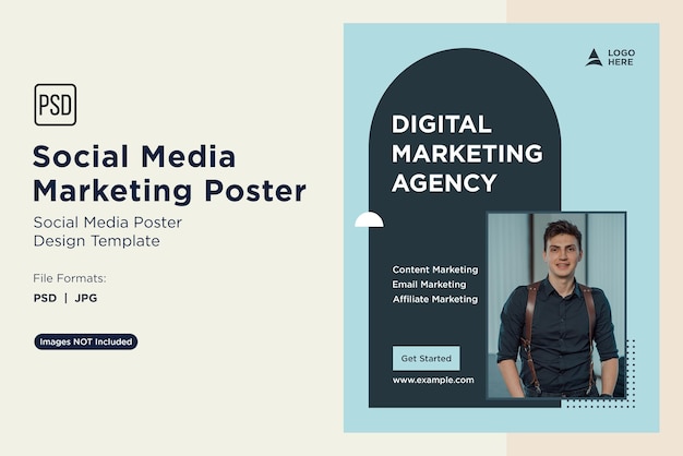 Social Media Marketing Poster