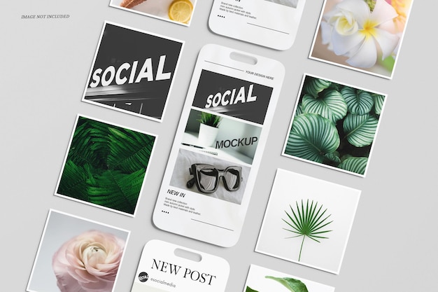 Social Media Mockup Set