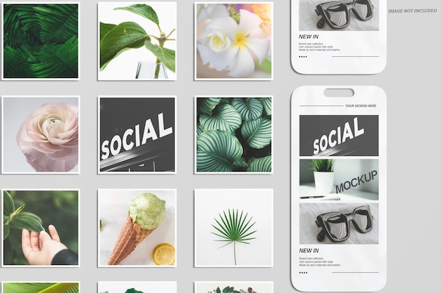 Social Media Mockup Set