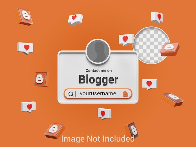 Social media mockup with Editable background and text