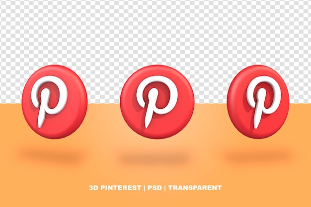 Logo pinterest sui social media