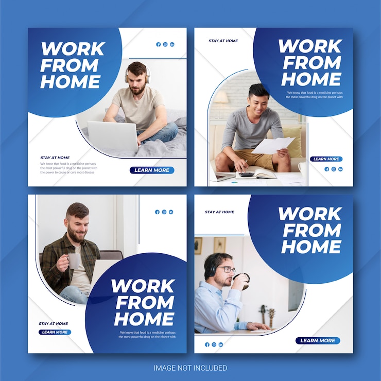 PSD social media post bundle coronavirus disease