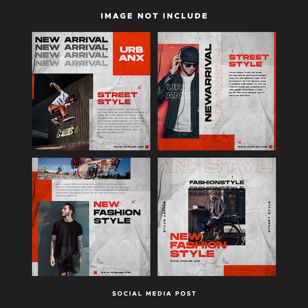 Social media post design instagram