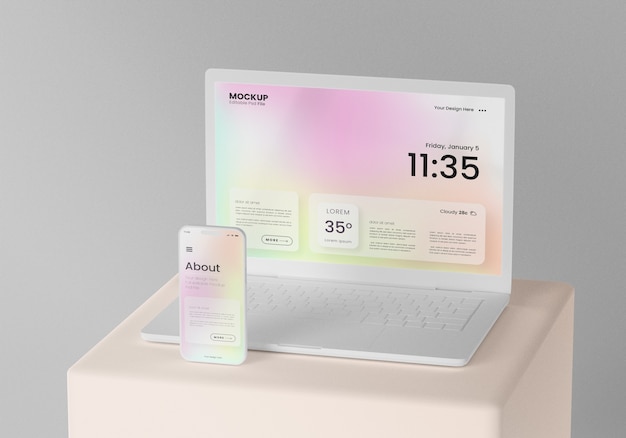デバイスモックアップに関するソーシャルメディア投稿