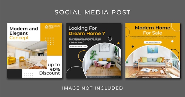 ソーシャルメディアは、ホームセット用のモダンな家具を投稿します