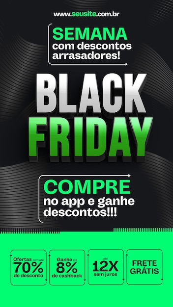 I social media pubblicano storie del black friday con offerte esclusive in negozio