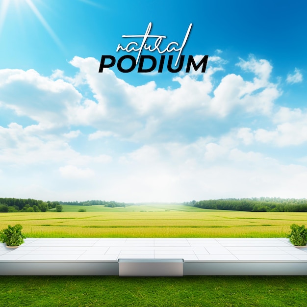 PSD a social media post template for product display 3d podium background