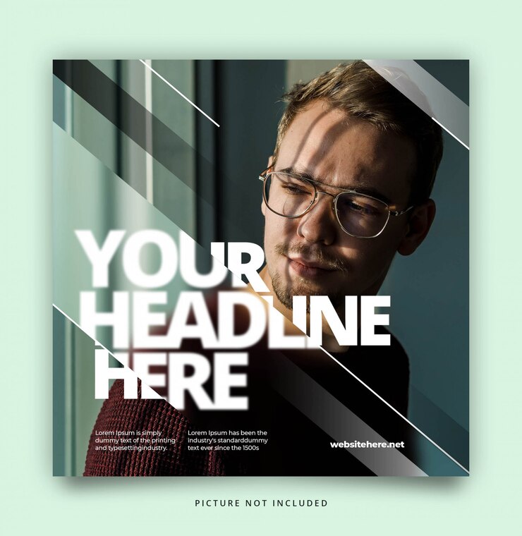 PSD social media post template