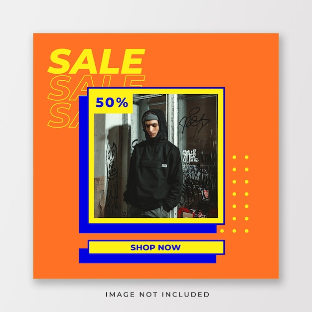 social media post template