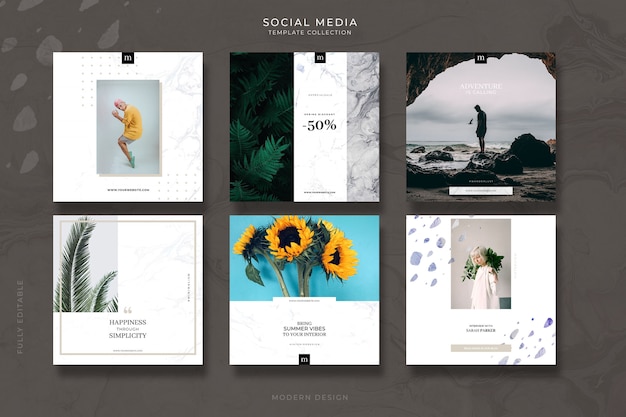 PSD social media post templates