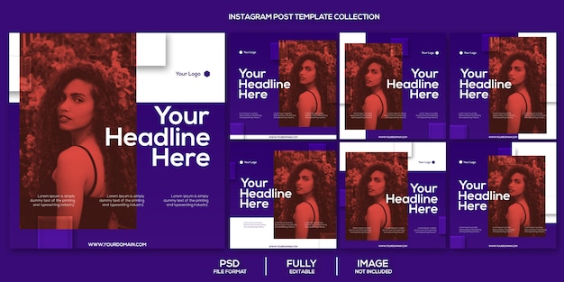 PSD social media post templates