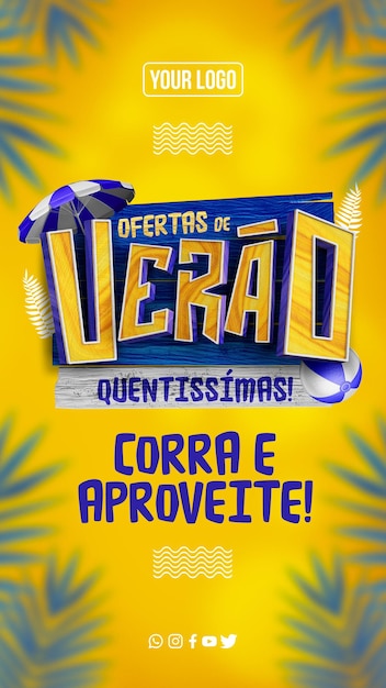 Social media posten verhalen hete zomerdeals in Brazilië