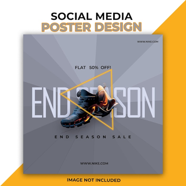 PSD social media poster