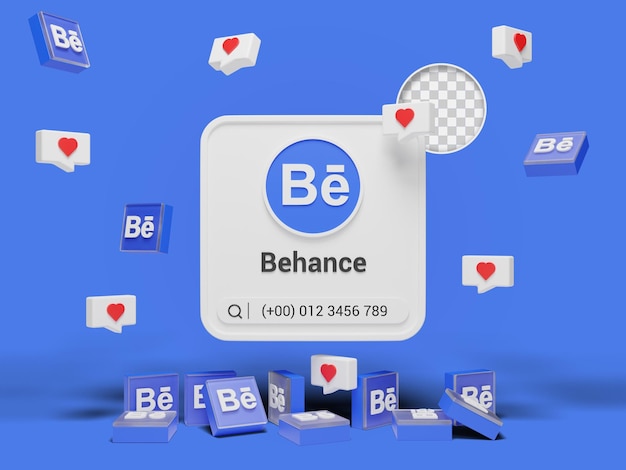 Behance のソーシャル メディア プロフィール アドレス