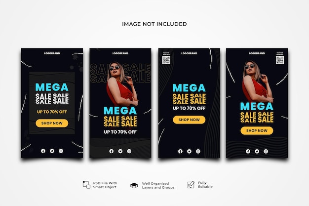 Social Media Sale Instagram Story Template Collection