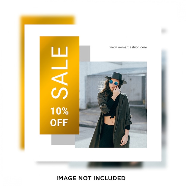 Social media sale post template