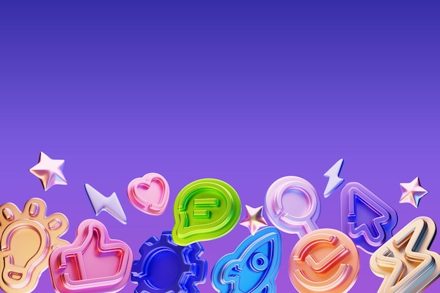 social media sales background