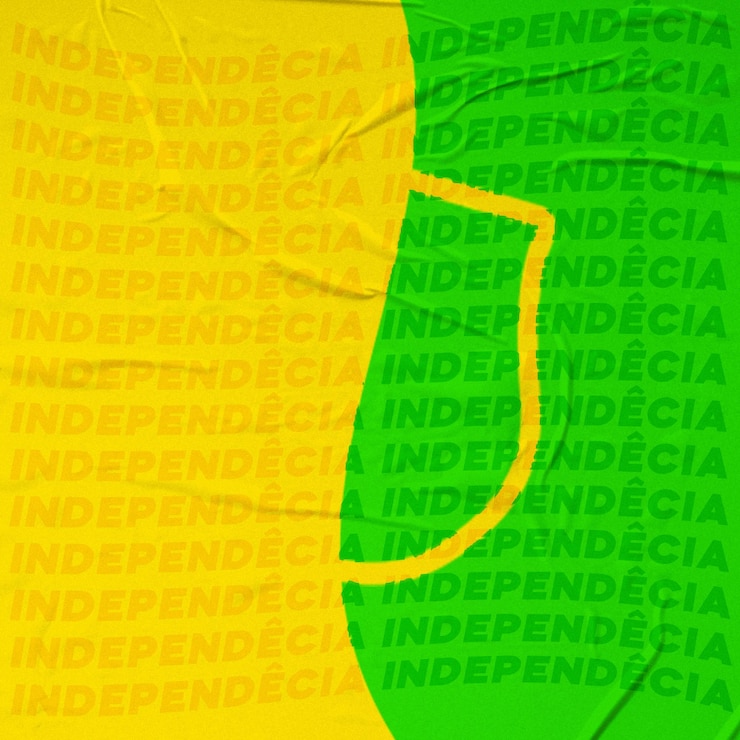 PSD social media-sjabloon 7 september onafhankelijkheid van brazilië