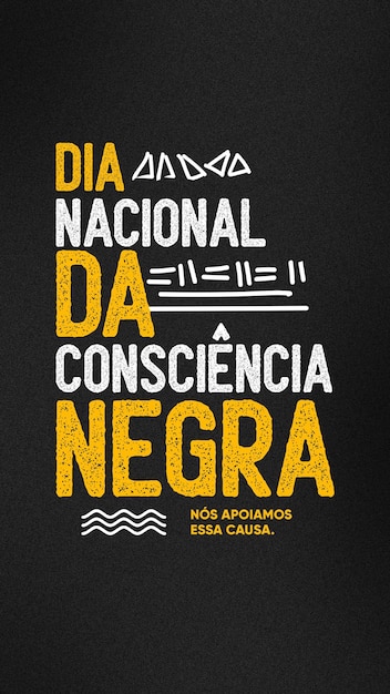 PSD social media stories national day of black consciousness in brazil