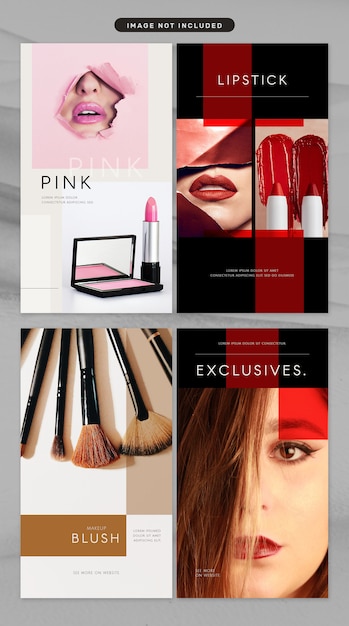 PSD social media story with elegance fashion theme