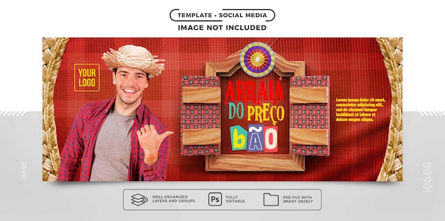 PSD banner modello social media stingray del buon prezzo