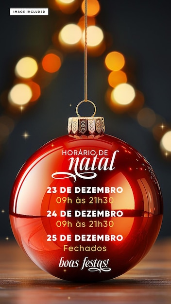 PSD social media template stories christmas special schedule