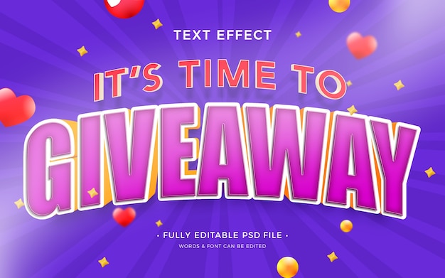 social media text effect