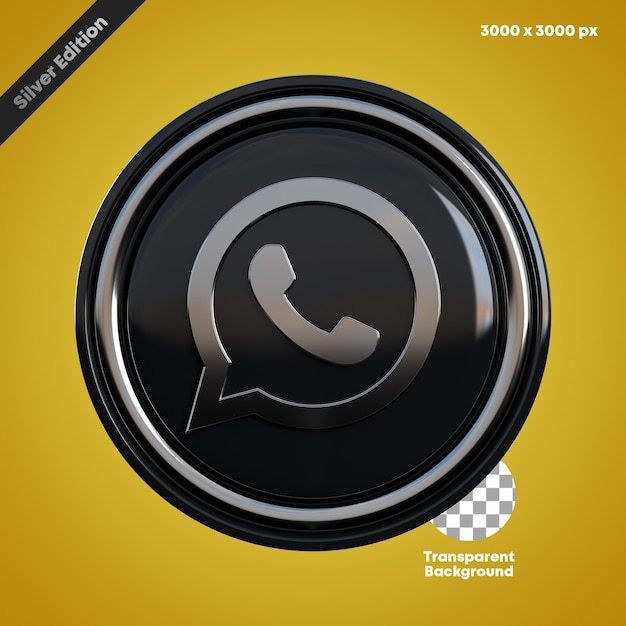 Premium Psd Social Media Whatsapp 3d Icon