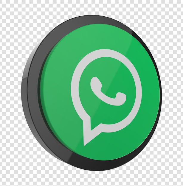 социальные сети WhatsApp 3d рендеринг