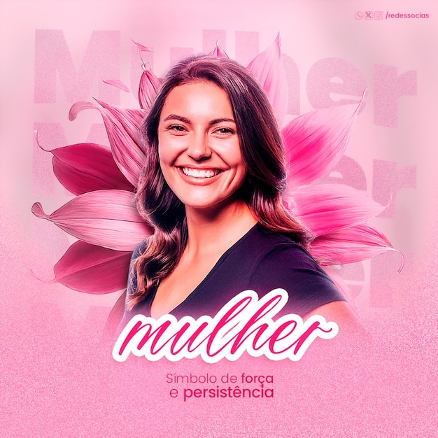 Social media womens day psd premium