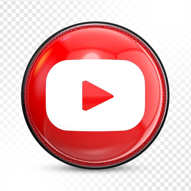 Social media youtube 3d