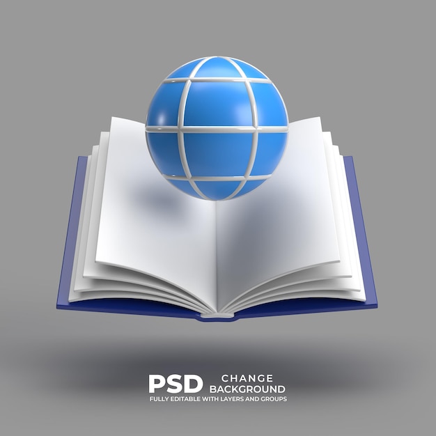Social studies Book and globe