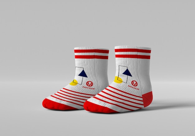 Sock mockup design