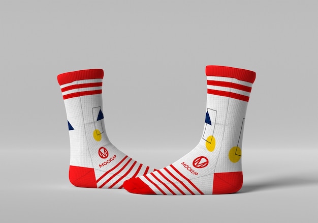 Sock mockup design