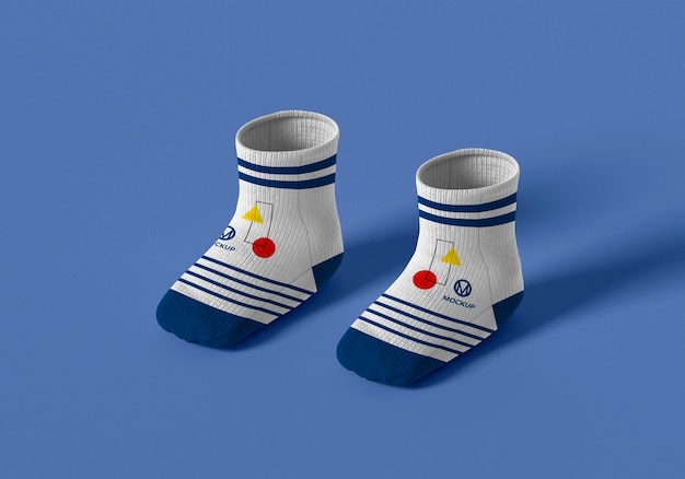 PSD sock mockup design