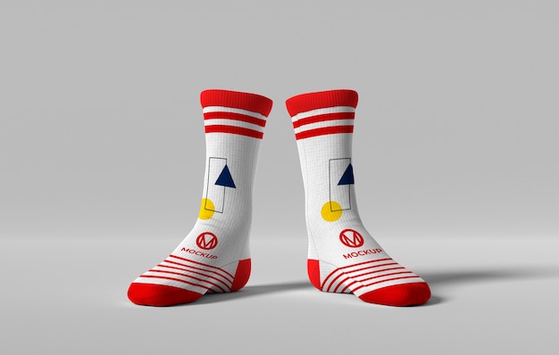 PSD sock mockup design