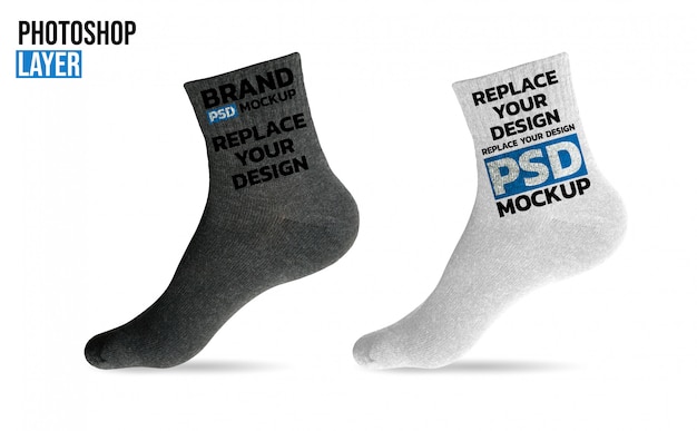 PSD socks mockup