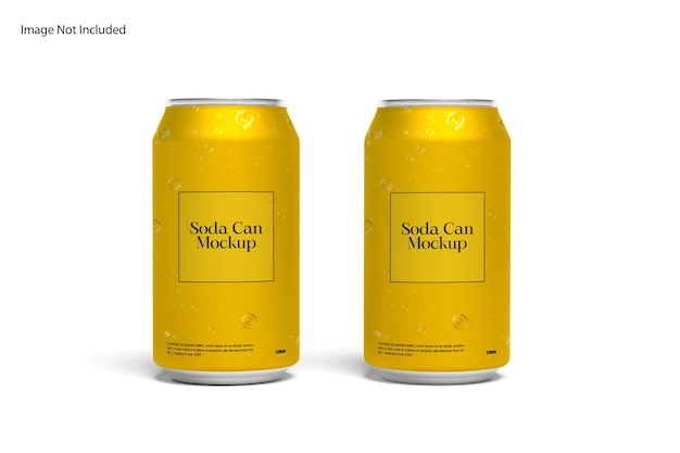 Soda Can Mockup