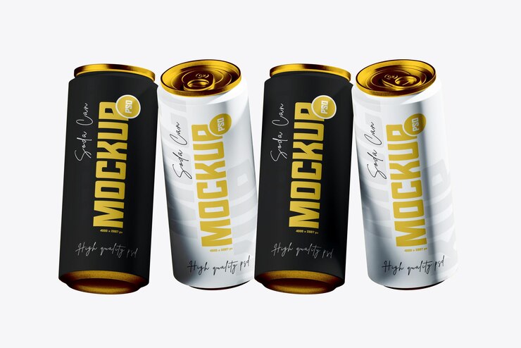 Soda Can Mockup