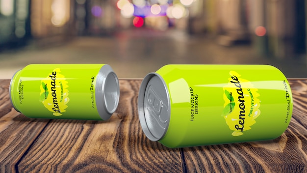 PSD soda can mockup