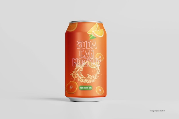 PSD soda can mockup